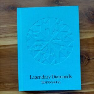 Tiffany & Co. Turquoise Hardcover Book 'Legendary Diamonds'